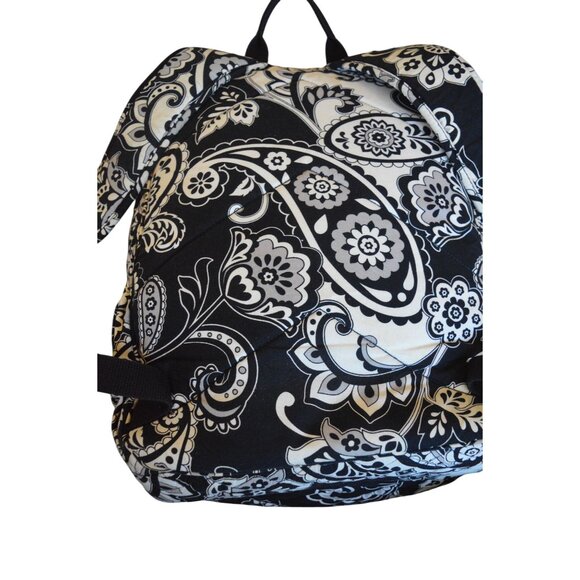 Vera Bradley Black and White Floral Backpack main image 4